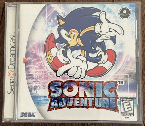 Sonic Adventure - Sega Dreamcast - Complete in Box CIB with Man., Reg Card, Case