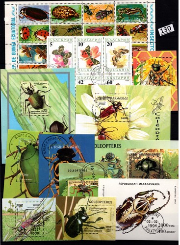 + 11 S/S - CTO - NATURE - BUGS - INSECTS - PLANTS