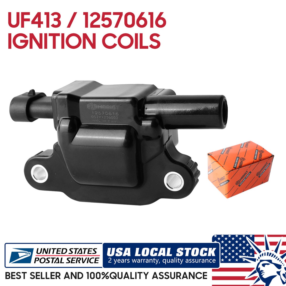1Pcs OEM Square Ignition Coil Fit For Isuzu NPR 6.0L V8