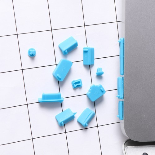 13 SZTUK Silikonowa pokrywa portu USB Uniwersalna wtyczka krzemowa laptopa - Zdjęcie 10 z 12