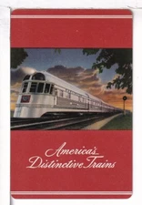 Single Railroad Playing Card "Chicago Burling, Quincy, CBQ-10a" Bollhagen, Stand