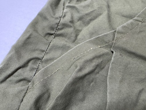 1970s Mens Green Cotton Hunting Vest Size Medium Vintage Retro Camping Fishing - Picture 6 of 7