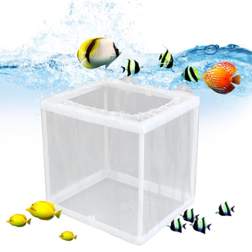 Fish Breeder Box DIY Aquarium Hatcher Mesh Box Juvenile Fish Tank Separation Net - Picture 4 of 14