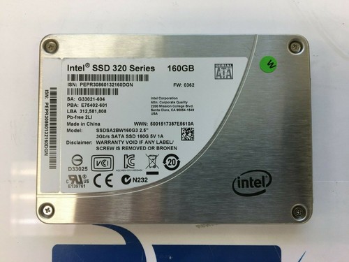 Intel SSD 320 Series 160GB SSD SA2BW160G3 2.5" 3Gb/s SATA SSD - Picture 2 of 3