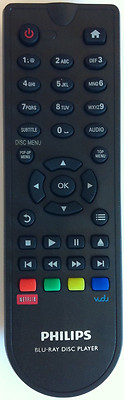 New BluRay DVD Remote for Philips BDP2700 BDP2900 BDP2985 BDP3080 BDP3100