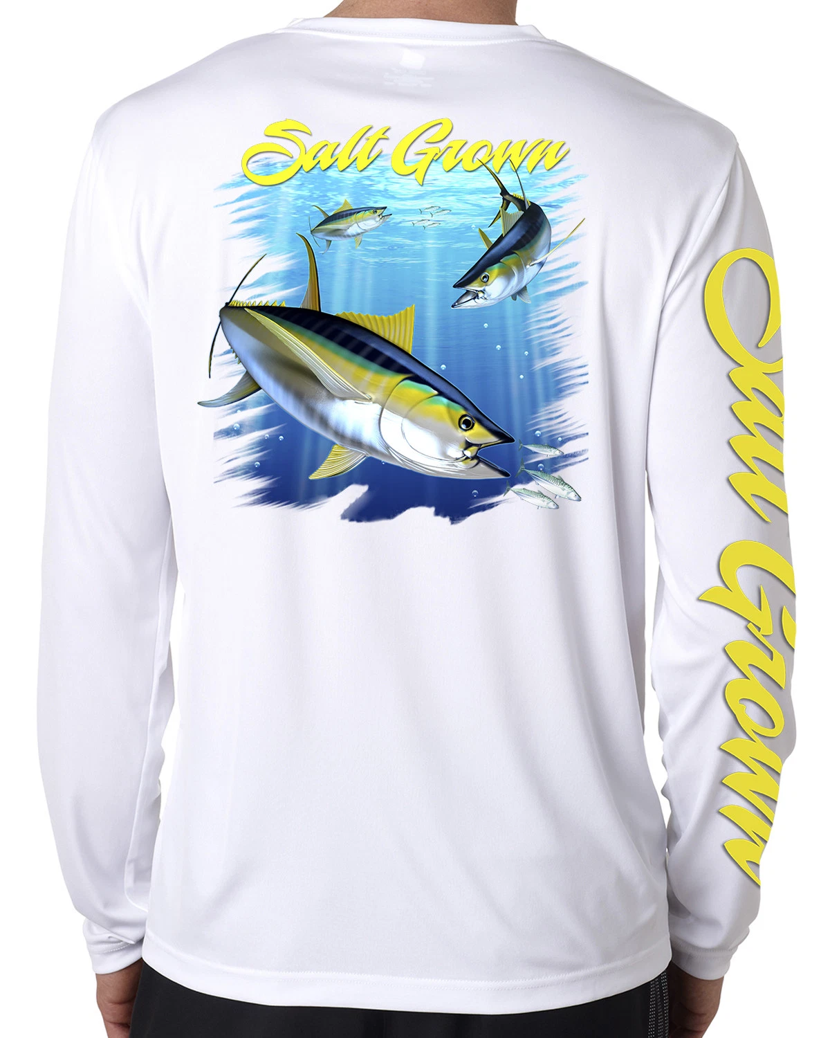 Salt Grown Microfiber Tuna Uv 50+ life ocean fishing long sleeve shirt