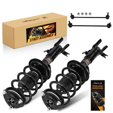 Front Struts & Coil Spring Sway Bars Links for 2013 2014 2015 Honda Civic 1.8L