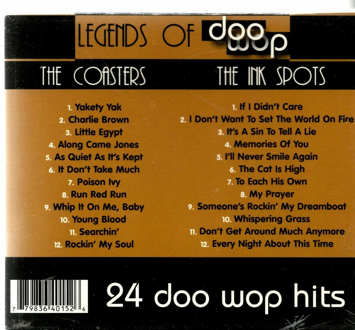 LEGENDS OF DOO WOP - THE COASTERS & THE INK SPOTS~~~RARE~~~CD