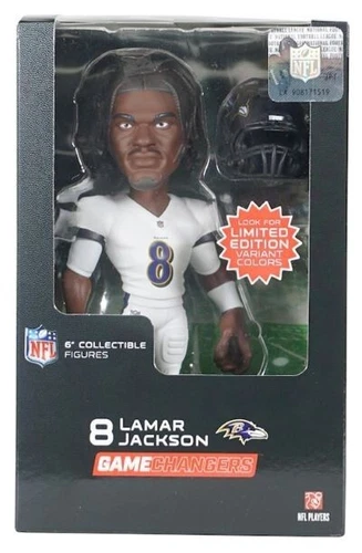 Lamar Jackston NFL Game Changers 6" Collectible Figure Baltimore Ravens