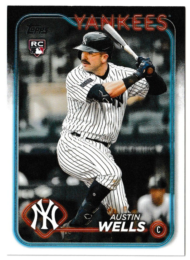 2024 Topps Baseball Series 2 #624 Austin Wells RC - New York Yankees