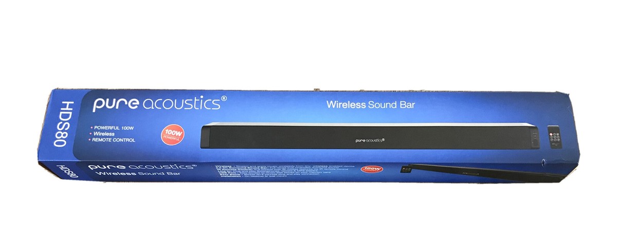 m*j様 SOUND PURE SOUNDPURE SOUND PURE 800 Pure Acoustics Wireless Sound Bar (Model: HDS80) Brand NEW