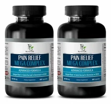 Joint & Muscle Therapy - PAIN RELIEF MEGA COMPLEX 610MG 2 Bottles 120 Capsules
