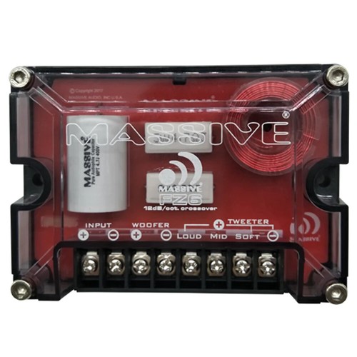 Neu Massive Audio FZ6 V2 400 Watt 6,5" Komponenten-Lautsprecher mit Frequenzweichen Hochtönern - Bild 7 von 7