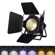 200W COB LED Par Light Audience Blinder Light DMX Stage DJ Par Can Light + Cover