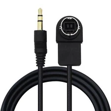 3.5mm AUX Audio Jack Cable Adapter For Alpine CDA-9886R CDA-105Ri CDA-117Ri