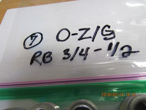 O-Z/G OZ-GEDNEY RB3/4-1/2 Connector/Connectors QTY-7 - Picture 2 of 2