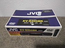 NIB JVC DVD Player XV-S200BK CD Super VCD XV S200BK Factory Sealed