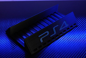 Playstation 4 Pro Vertical Stand 3d printed
