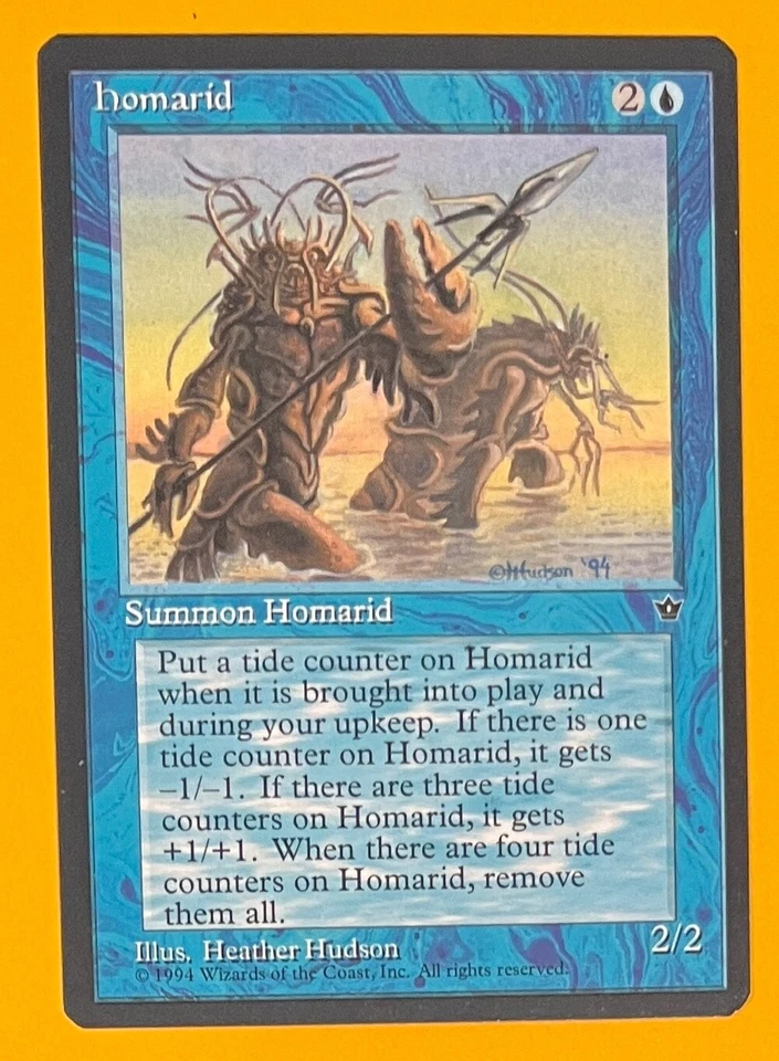 MTG HOMARID (Hudson) Fallen Empires (Wyvern Back) (OldManMTG 010-551) - Image 2 of 4
