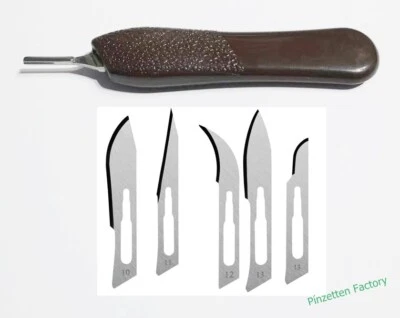 Hobby-Bastel-Modelbau Messer Skalpellgriff mit wahlweise 15,30 oder 50 Klingen-