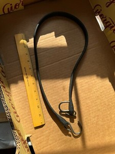 Vintage 31-Inch Heavy Duty Waterproof EPDM Rubber Tie Down Straps w/ S Hooks