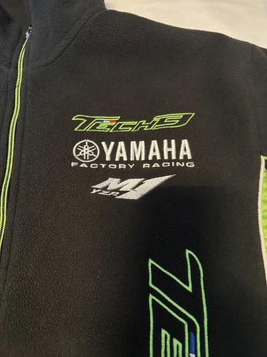 Giacca Clinton Yamaha Tech3 Fleece Factory Racing taglia media full zip moto - Foto 4 di 15