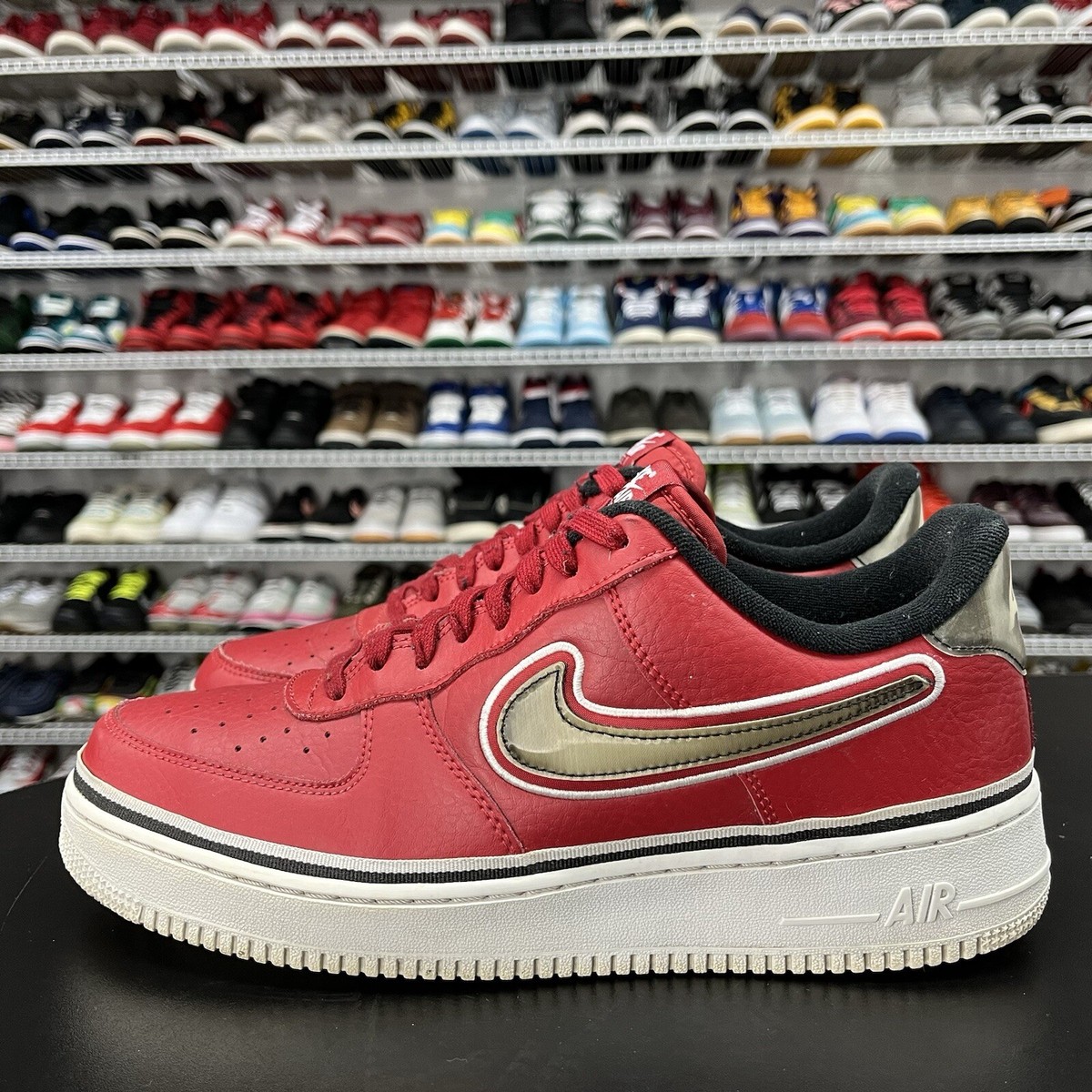 Nike Air Force 1 Low Sport NBA Varsity Red AJ7748-600 Men's