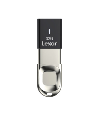 LEXAR JUMPDRIVE USB Flash Drive Fingerprint 3.2 GEN 1 LJDF35-32GBBK with Lanyard