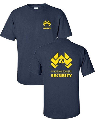 Camiseta unisex Nakatomi Towers Security Die Hard DELANTERA Y TRASERA 304 - Imagen 7 de 9