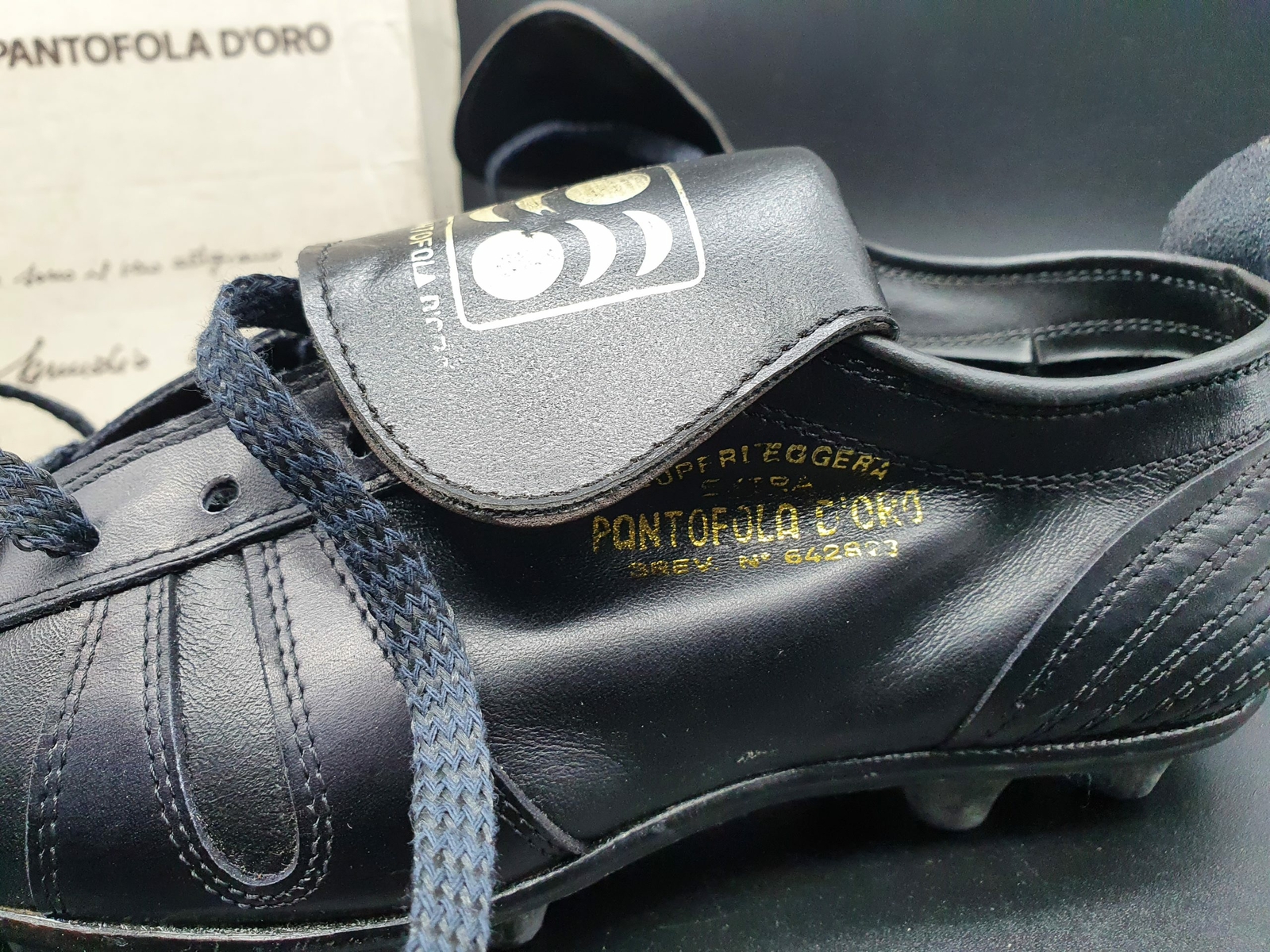 PANTOFOLA D’ORO SCARPE pantofola d'oro 38.5 CALCIO SCARPINI BOOTS SHOES VINTAGE FOOTBALL maglia