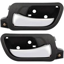 Pair For Honda Accord Sedan 4Dr 2003-2007 Interior Door Handles Front Right Left