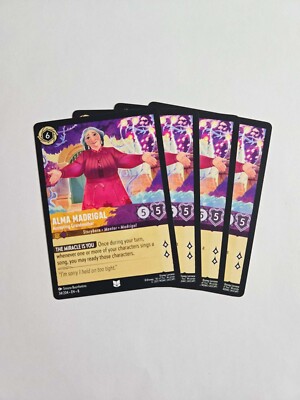 Alma Madrigal Accepting Grandmother 34/204 Playset 4 cards - Reign of Jafar