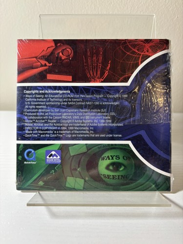 Nasa educational CD-ROM cdrom from the NASA Cassini Program ways of seeing NEW - Picture 2 of 2