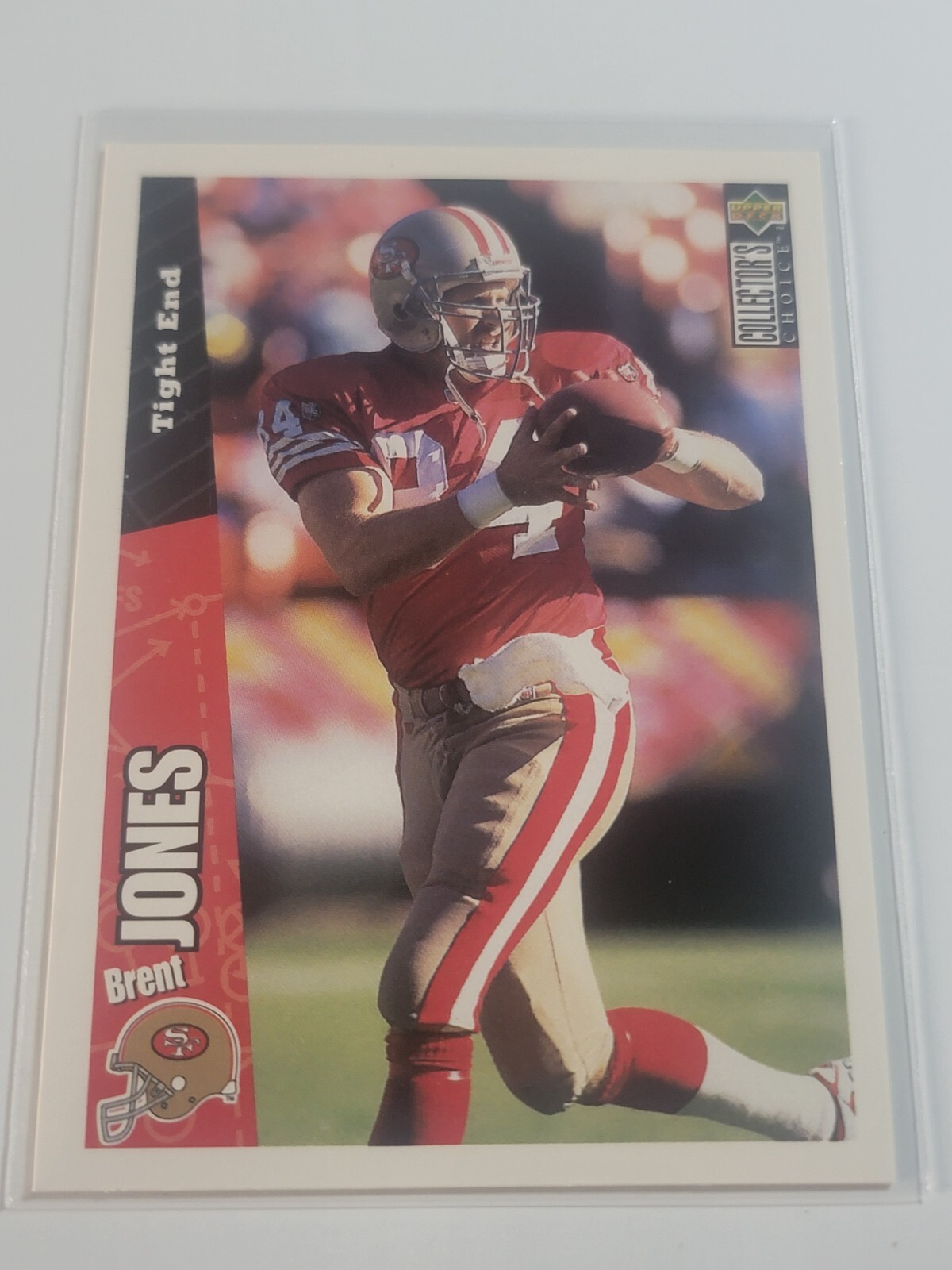 BRENT JONES 1996 Upper Deck CC #340.  49ers