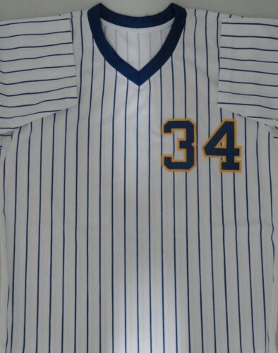 Brewers ROLLIE FINGERS Signed Custom Replica Retro Jersey AUTO w/ HOF '92 - JSA - Picture 3 of 3