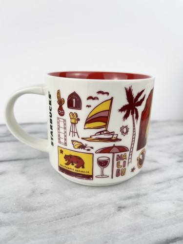 Starbucks Mug California “Been There” series coffee cup Mug Golden State Malibu - Picture 4 of 10