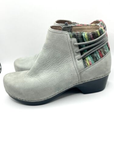 Dansko Women's Size EU 38 Gray Tami Boots EUC