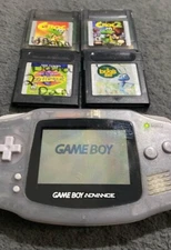 Nintendo Game Boy Advance Console System - Clear Glacier