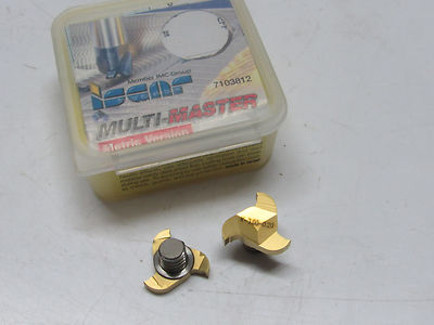 2 new ISCAR Multi-Master MM HR3.0//125-6.5-2T08 IC908 Carbide Replacement Tips