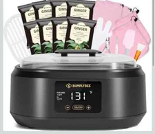 Bumplybee Paraffin Wax Machine for Hand & Feet 3500ml Hot Wax 8 Ginger Care Kit