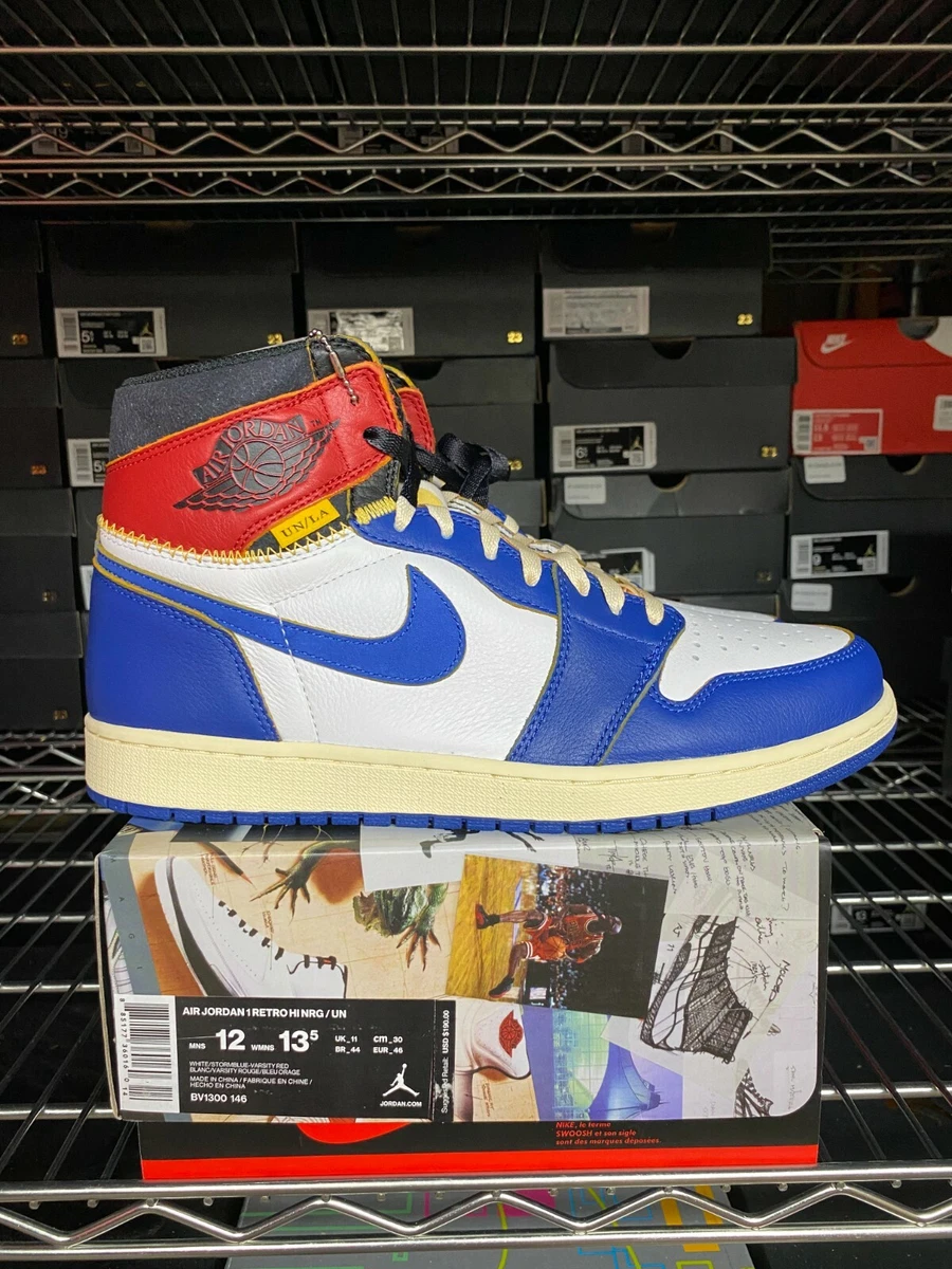 DS Air Jordan 1 Retro High OG NRG UN Union Storm Blue Toe 12 2018