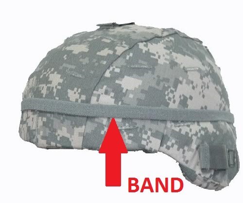HELMBAND KATZENAUGE für ACH LWH M1 M88 PASGT MICH USMC MILITARY MADE USA - Bild 3 von 12