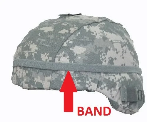 BANDA DE CASCO OJO DE GATO para ACH LWH M1 M88 PASGT MICH USMC HECHO MILITARMENTE EN EE. UU. Foto 3 de 4