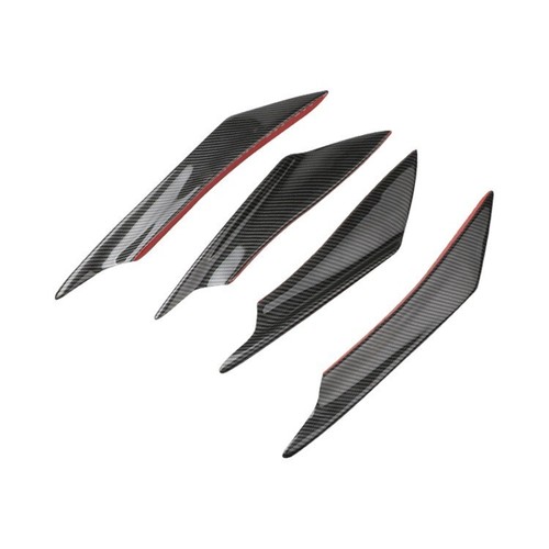 4 pieces of the car general carbon fiber blade front surround the front bumper - Picture 3 of 9
