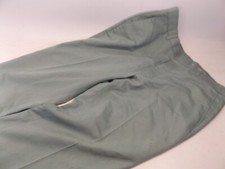 Vintage Men's LEVI'S Action Slacks Green Flat Front Pants 36 x 29.5 1980's