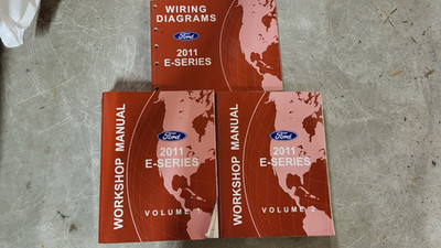 2011 Ford E-Series Van shop service wiring electrical manual SET OEM Workshop