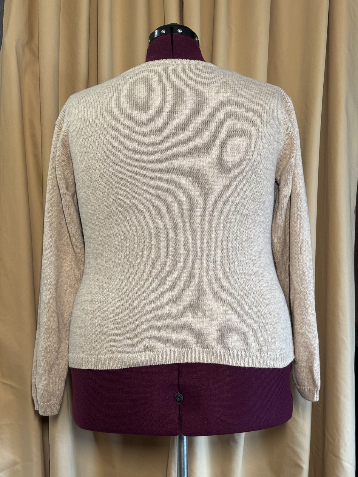 DRESSBARN - Fall Inspired - patchwork sweater - s… - image 2