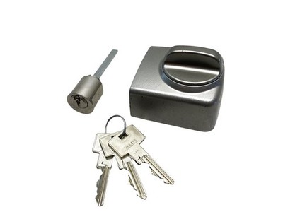Zusatz-Türschloss ABUS 7510 mit Drehknauf für Türen silber, 58916