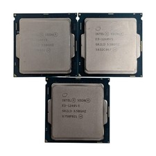 Lot of 3 Intel Xeon E3-1240 v5 SR2LD  CPU Socket 1151