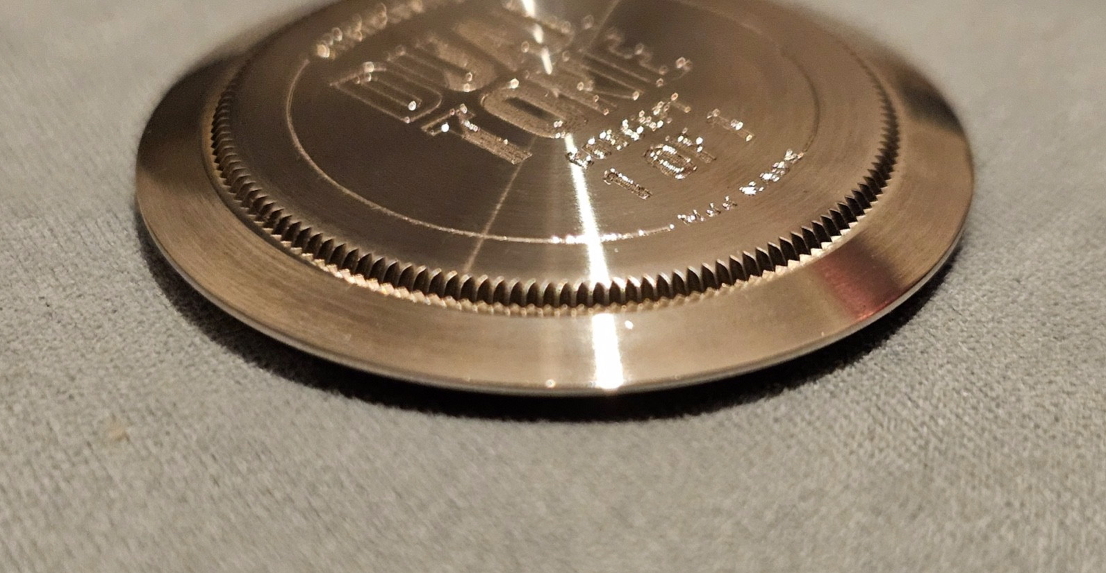 Rare Rolex caseback multi-dimensional 'Dual Tone' Finish Rolex Daytona Caseback image 4